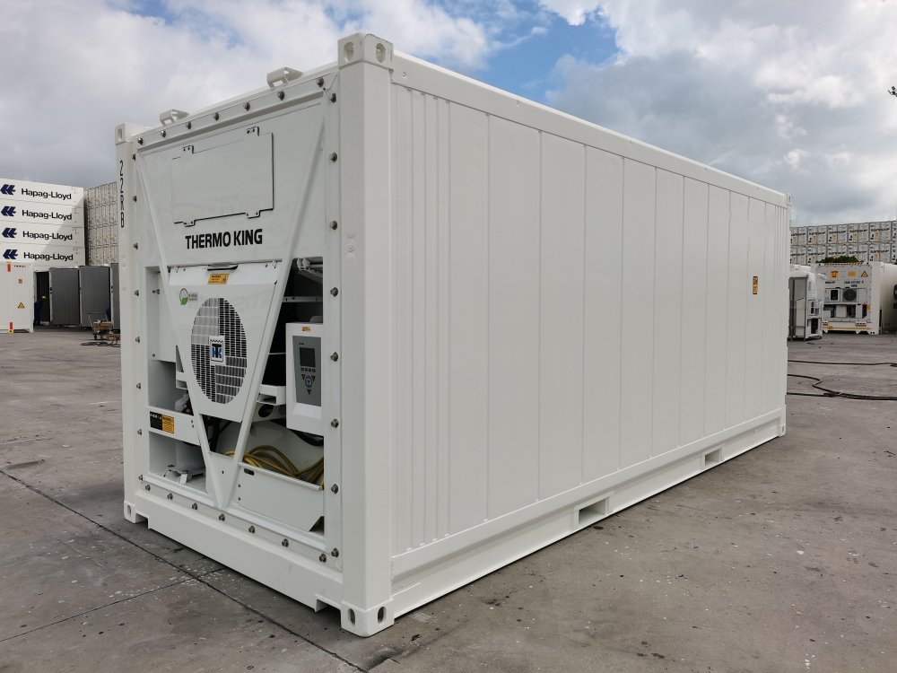 20ft-shipping-container-domestic-reefer-white-new-back-corner-right.jpg 20ft New Refrigerated Container - Image 1